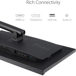 ASUS ProArt PA328QV - Ecran PC 32'' WQHD - Dalle IPS - 2560x1440-400cd/m² - Display Port, 2X HDMI, 4X USB 3.2-100% sRGB - 100% R