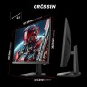KOORUI 27 Pouces ecran pc Gamer, 200Hz 1ms Fast IPS, FHD Moniteur Adaptive Sync, Montage VESA 75 x 75 mm Possible, Inclinaison r