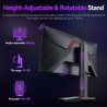 KOORUI Ecran Gaming 27 Pouces, Ecran PC Gamer 200Hz, Fast IPS, HDR 400, Adaptive Sync, QHD 1440P, 1ms, VESA 75x75mm, HDMI 2.0 & 