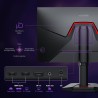 KOORUI Ecran Gaming 27 Pouces, Ecran PC Gamer 200Hz, Fast IPS, HDR 400, Adaptive Sync, QHD 1440P, 1ms, VESA 75x75mm, HDMI 2.0 & 