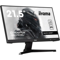 Iiyama g-master noir hawk, ips, 1920x1080@100hz, 1ms, 300cd/m², 1000:1, haut-parleurs, 1xhdmi, 1xdisplayport, usb hub (2x2.0), n