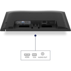 Philips 24E1N1100A - 24 Zoll Full HD Monitor, eingeb. Lautsprecher (1920x1080, 100 Hz, VGA, HDMI 1.4) Schwarz