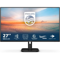 Philips 27E1N1100A - Moniteur Full HD 27", Haut-Parleur intégré, Temps de réponse de 1 ms (1920x1080, 120 Hz, VGA, HDMI 1.4) Noi
