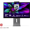 Philips 27e3u7903 27 pouces adobe rgb 99% + 5k, 70 hz, ips noir, mprt 4 ms, adaptive sync, hdr600, hauteur ajustable, webcam, ha