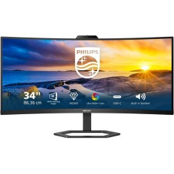 Philips 34E1C5600HE - 5000 Series - LED-Monitor - gebogen - 34"" - 3440 x 1440 WQHD @ 100 Hz - VA - 300 CD/m? - 3000:1-4 ms - HD