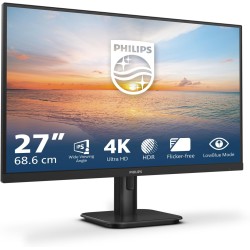 Philips 27E1N1800A - Moniteur Ultra HD 27 Pouces, Haut-Parleur, HDR10 (3840x2160, 60 Hz, HDMI 2.0, DisplayPort 1.4) Noir