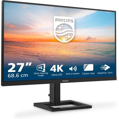Philips 27E1N1900AE - Moniteur Ultra HD 27 Pouces, réglable en Hauteur, Haut-Parleur, HDR10 (3840x2160, 60 Hz, 2X HDMI 2.0, USB-