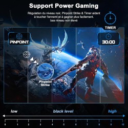 Minifire Écran PC Gaming Incurvé 24 Pouces 160Hz - FHD 1920x1080, 16:9 VA Panel 1500R, 1ms MPRT, 110% sRGB, Adaptive Sync, Eye-C