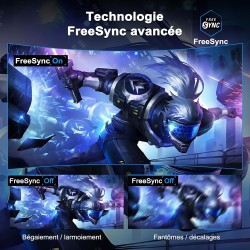 Minifire Écran PC Gaming Incurvé 24 Pouces 160Hz - FHD 1920x1080, 16:9 VA Panel 1500R, 1ms MPRT, 110% sRGB, Adaptive Sync, Eye-C