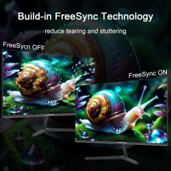 Minifire écran 27 pouces pc moniteur, 100hz, fhd (1920 x 1080), srgb 110%, hdmi 1.4, usb-c, anti-bleulight, vesa 100x100mm(câble