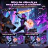Minifire 27 Ecran PC Gamer,260Hz, Fast IPS Moniteur Gaming, QHD 2K 2560 x 1440p,1Ms, Écran Blanc, Freesync, 130% sRGB, HDR10, Fa