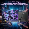 Minifire 27 Ecran PC Gamer,260Hz, Fast IPS Moniteur Gaming, QHD 2K 2560 x 1440p,1Ms, Écran Blanc, Freesync, 130% sRGB, HDR10, Fa