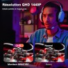 Minifire Moniteur de Jeu 27 Pouces, WQHD (2560×1440p) 200Hz 1ms (OD), Écran Fast IPS Adaptive Sync HDR, HDMI/DP VESA 100×100mm (