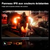 Minifire Moniteur de Jeu 27 Pouces, WQHD (2560×1440p) 200Hz 1ms (OD), Écran Fast IPS Adaptive Sync HDR, HDMI/DP VESA 100×100mm (