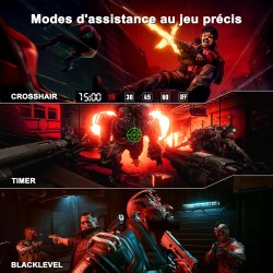 Minifire Moniteur de Jeu 27 Pouces, WQHD (2560×1440p) 200Hz 1ms (OD), Écran Fast IPS Adaptive Sync HDR, HDMI/DP VESA 100×100mm (