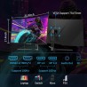 Minifire Écran PC Gaming Incurvé 34 Pouces, 2K UWQHD(3440x1440),1ms MPRT, 165Hz(DP), 100Hz(HDMI), AMD FreeSync, Moniteur Gaming 