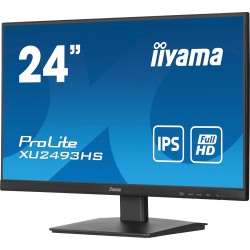 ecran iiyama XU2493HSU-B6 23.8" Prolite, Ultra Mince, IPS, 1920x1080 @100Hz, 1 ms, 250cd, HDMI/DP, Haut-parleurs, VESA, i-Style 