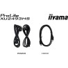 ecran iiyama XU2493HSU-B6 23.8" Prolite, Ultra Mince, IPS, 1920x1080 @100Hz, 1 ms, 250cd, HDMI/DP, Haut-parleurs, VESA, i-Style 