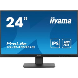 ecran iiyama XU2493HSU-B6 23.8" Prolite, Ultra Mince, IPS, 1920x1080 @100Hz, 1 ms, 250cd, HDMI/DP, Haut-parleurs, VESA, i-Style 