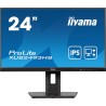 Iiyama Ecran 23,8'' Noir Dalle IPS Ultra Mince 16:9 1920x1080 0.5ms 100Hz 250 CD/m² HDMI DP HPs 15cm Pied réglable en Hauteur + 