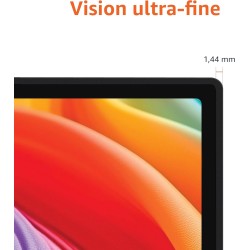 Amazon Basics Écran 24", FHD 1080p, Max 100 Hz, Compatible VESA, Haut-parleurs intégrés, Noir