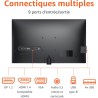 Amazon Basics Écran 27", FHD 1080p, Max 100 Hz, Compatible VESA, Haut-parleurs intégrés, Noir