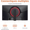 Amazon Basics Écran de gaming 27", FHD 1080p, 165 Hz, compatible VESA, Adaptive Sync, temps de réponse de 1 ms, Noir