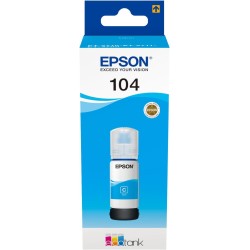 Epson EcoTank 104 Cyan Genuine Ink Bottle