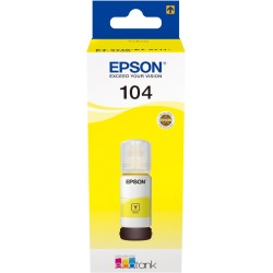 Epson ecotank 104 jaune genuine ink bottle