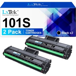 LxTek Compatible Cartouches de Toner Remplacement pour Samsung MLT-D101S pour ML-2160 ML-2165 ML-2165W ML-2168 SCX-3405W SCX-340