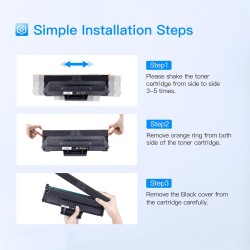 LxTek Compatible Cartouches de Toner Remplacement pour Samsung MLT-D101S pour ML-2160 ML-2165 ML-2165W ML-2168 SCX-3405W SCX-340