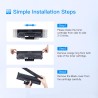 LxTek Compatible Cartouches de Toner Remplacement pour Samsung MLT-D101S pour ML-2160 ML-2165 ML-2165W ML-2168 SCX-3405W SCX-340