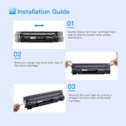 LxTek Compatible Cartouches de Toner Remplacement pour HP CE285A 85A pour LaserJet Pro P1102W P1102 M1132 M1217NFW M1212 M1212NF