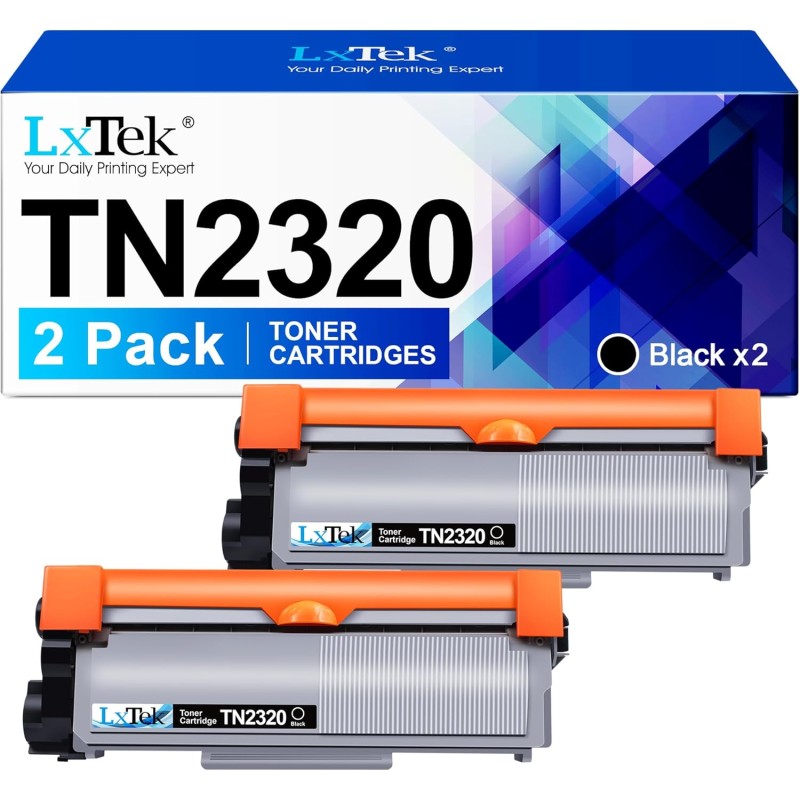 LxTek Compatible Cartouche de Toner Remplacement pour Brother TN2320 TN-2310 pour DCP-L2520DW MFC-L2700DW HL-L2340DW L2300D L236
