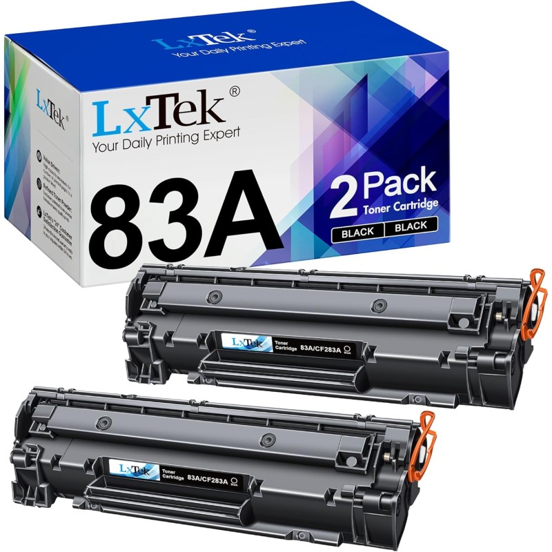 LxTek 83A Cartouches de Toner Compatible pour HP Laserjet Pro M201dw M201n MFP M225dn M127fp M127fs (1 Pack)