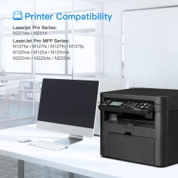 LxTek 83A Cartouches de Toner Compatible pour HP Laserjet Pro M201dw M201n MFP M225dn M127fp M127fs (1 Pack)