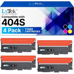 LxTek Compatible Cartouches de Toner Remplacement pour Samsung P404C CLT 404S CLT-K404S CLT-P404C CLT-P404S pour Xpress SL C480 