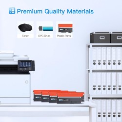LxTek Compatible Cartouches de Toner Remplacement pour Samsung P404C CLT 404S CLT-K404S CLT-P404C CLT-P404S pour Xpress SL C480 