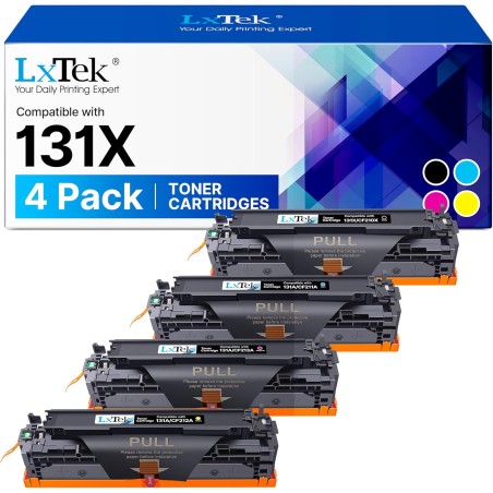 LxTek 131X 131A Toner Compatible pour HP 131X 131A CF210X CF211A CF213A CF212A pour HP Laserjet Pro 200 Color MFP M276n M276nw M