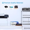 LxTek 131X 131A Toner Compatible pour HP 131X 131A CF210X CF211A CF213A CF212A pour HP Laserjet Pro 200 Color MFP M276n M276nw M