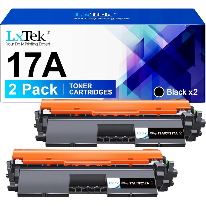 LxTek 17A 217A Compatible Cartouches de Toner Remplacement pour HP 17A CF217A pour LaserJet Pro M102a M102w MFP M130a M130nw M13
