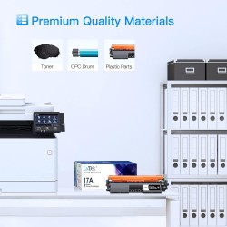 LxTek 17A 217A Compatible Cartouches de Toner Remplacement pour HP 17A CF217A pour LaserJet Pro M102a M102w MFP M130a M130nw M13