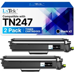 LxTek TN247 Compatible Toner Remplacement pour Brother TN 247 TN 243 TN-243BK pour Brother DCP-L3550CDW DCP-L3510CDW MFC-L3750CD