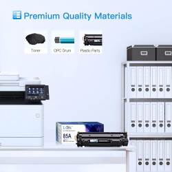 LxTek Compatible Cartouches de Toner Remplacement pour HP CE285A 85A pour Laserjet Pro P1102W P1102 M1132 M1217NFW M1212 M1212NF