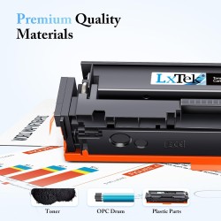 LxTek 203X Cartouche de Toner Compatible pour HP 203X 203A CF540X CF540A pour Color Laserjet Pro MFP M281fdw M254dw MFP M281fdn 