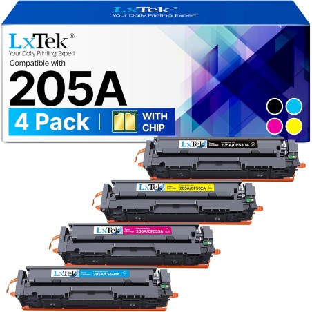 LxTek 205A CF530A Cartouche de Toner Compatible pour HP 205A CF530A pour HP Color Laserjet Pro MFP M180n M180nw M180fw M181n M18
