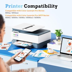 LxTek 205A CF530A Cartouche de Toner Compatible pour HP 205A CF530A pour HP Color Laserjet Pro MFP M180n M180nw M180fw M181n M18