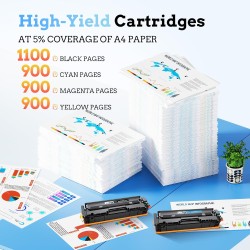 LxTek 205A CF530A Cartouche de Toner Compatible pour HP 205A CF530A pour HP Color Laserjet Pro MFP M180n M180nw M180fw M181n M18