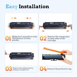 LxTek 205A CF530A Cartouche de Toner Compatible pour HP 205A CF530A pour HP Color Laserjet Pro MFP M180n M180nw M180fw M181n M18