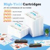 LxTek 207X 207A avec Puce Cartouche de Toner Compatible HP 207X 207A pour HP Color LaserJet Pro MFP M283fdw M255dw M255nw M283fd